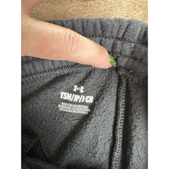 Under Armour Boys Sweatpants Black Size YSM Running Gym Workout - Picture 4 of 10